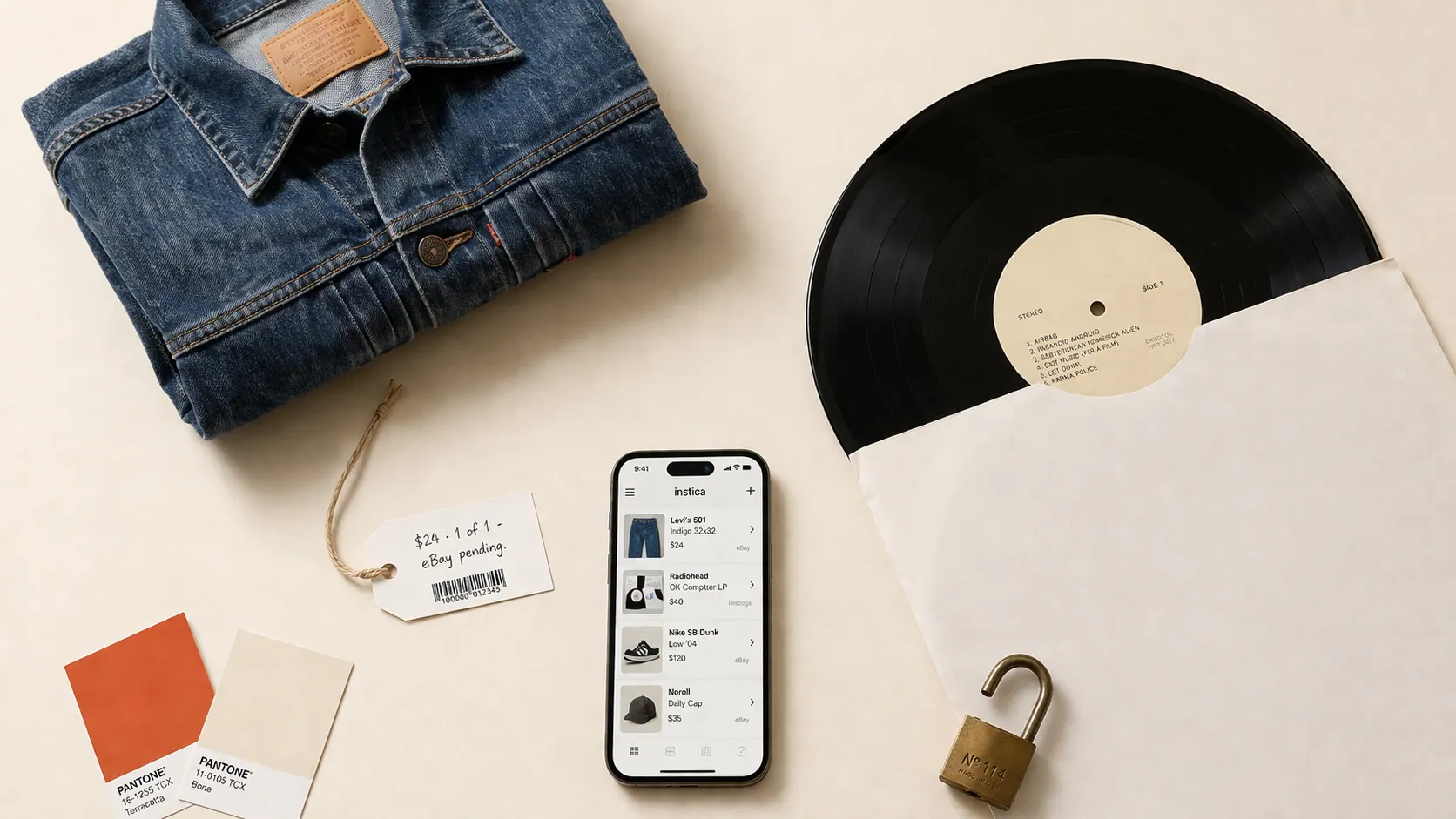 Instica web app walkthrough — inventory list, import, and sales overview